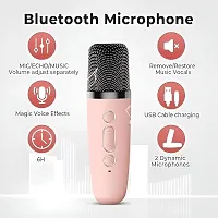 Bluetooth Speaker with mic Karaoke, FM Radio, AUX, USB, SD, RGB Light EffectO32-thumb3