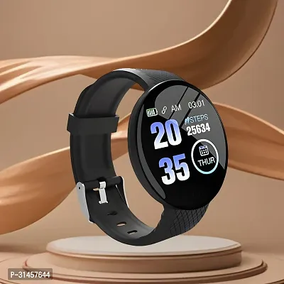 FI-199 D18 Smart Watch with Heart Rate Monitor Sleep Monitor, Call, Message, Round Dial for Men/Women-thumb0