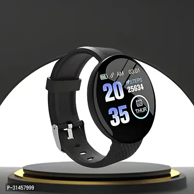 VF-334 D18 Smart Watch with Heart Rate Monitor Sleep Monitor, Call, Message, Round Dial for Men/Women-thumb0