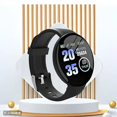 LH-346 D18 Smart Watch with Heart Rate Monitor Sleep Monitor, Call, Message, Round Dial for Men/Women-thumb0