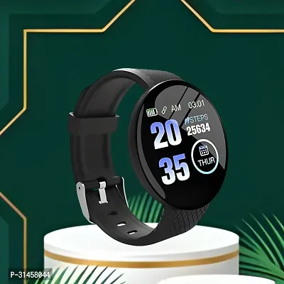 FB-352 D18 Smart Watch with Heart Rate Monitor Sleep Monitor, Call, Message, Round Dial for Men/Women-thumb0