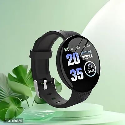 DW-357 D18 Smart Watch with Heart Rate Monitor Sleep Monitor, Call, Message, Round Dial for Men/Women-thumb0