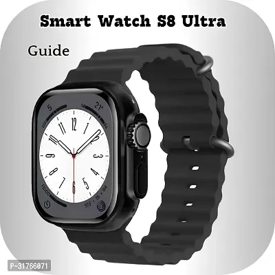 GG-254S8 Ultra Smart Watch with Dual Strap Full Screen Waterproof Touch Display Bluetooth Calling Compatible with All Android  iOS-thumb3