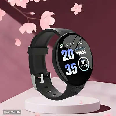 VG-207 D18 Smart Watch with Heart Rate Monitor Sleep Monitor, Call, Message, Round Dial for Men/Women-thumb0