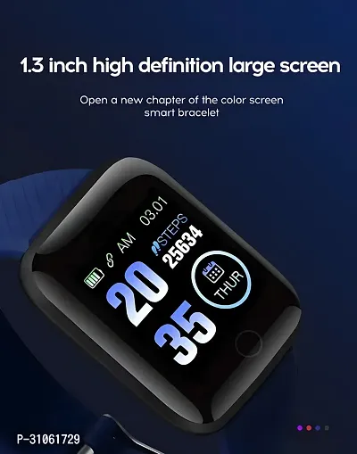 ZS-20 D13 Smart Watch Intelligent Bracelet, Color Screen with Heart Rate Blood Pressure Calories Pedometer Sleep Monitor Smart Wristband-thumb2