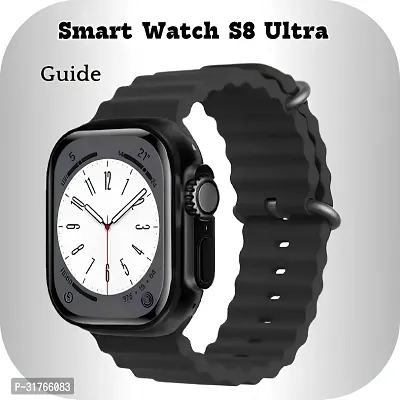 TS-261S8 Ultra Smart Watch with Dual Strap Full Screen Waterproof Touch Display Bluetooth Calling Compatible with All Android  iOS-thumb3