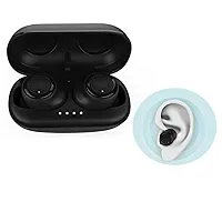 BLACK TRUE WIRELESS BLUETOOTH EARBUDS-thumb2