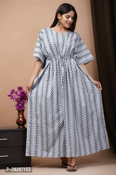 Stylish Cotton Long Kaftan Kurta For Women