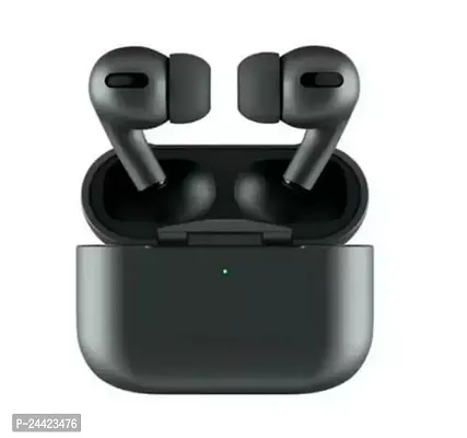 Stylish In-ear Bluetooth Wireless Headphones with Microphone Black-thumb0