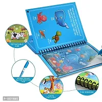 Colourful Writing Magic Water Drawing Book Doodle Book With Magic Pen-thumb3