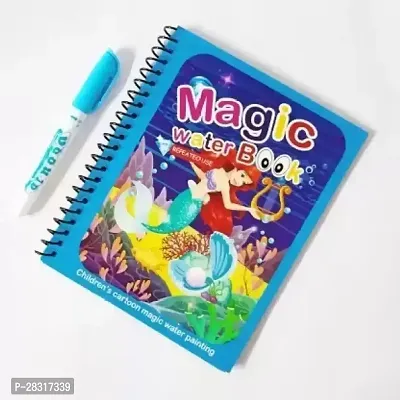 Busy Bear Reusable Magic Water Painting Book Doodle Pen Magic Water Book-thumb2