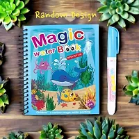 Water Magic Book Magic Doodle Pen Educational Colouring Drawing Book For Kids-thumb1