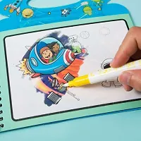 Magic Water Book Water Coloring Book with Magic Pen for Kid-thumb2