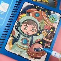 Magic Water Colouring Book For Children Reusable Water Drawing Book-thumb1