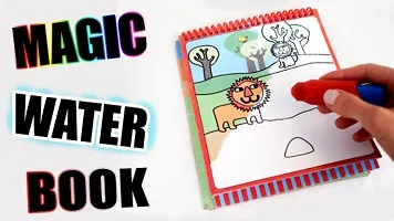 Water Magic Coloring Book with Doodle Pen for Kid-thumb1