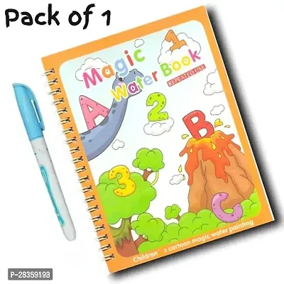 Magic Water Book Coloring Book with Pen Combo for Kid-thumb2