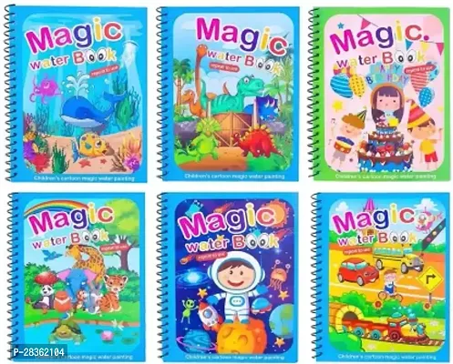 Magic Water Coloring Book with Pen Combo for Kid-thumb4