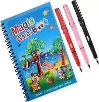 Magic Water Coloring Book with Pen Combo for Kid-thumb1