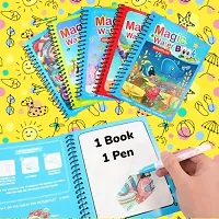 Water Magic Book Magic Doodle Pen Educational Colouring Drawing Book For Kids-thumb1