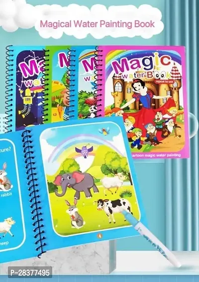 Water Magic Book Magic Doodle Pen Educational Colouring Drawing Book For Kids-thumb3