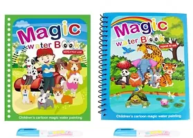 Magic Water Book Coloring Book with Pen Combo for Kid-thumb3