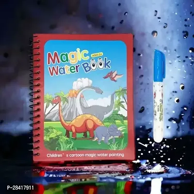 Magic Water Book Coloring Book with Pen Combo for Kid-thumb2