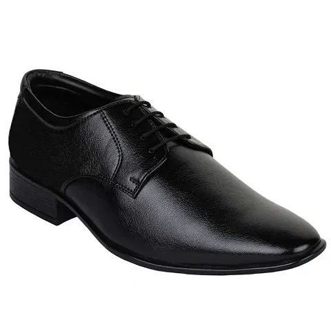 Vitoria Men's Synthetic Leather Lace-Up Formal Shoes for Men's and Boys/Black Silipon Shoes/Suit Shoes/Dress Shoes/Party Shoes