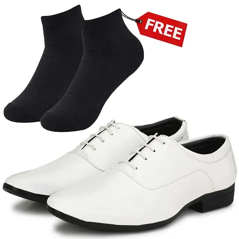 Vitoria Stylish Formal Shoes For Men And Boys With Free Socks