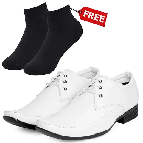 Vitoria Stylish Formal Shoes For Men And Boys With Free Socks