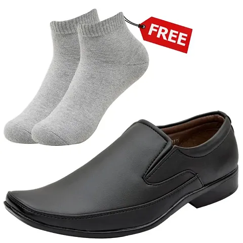 Vitoria Stylish Formal Shoes For Men And Boys With Free Socks