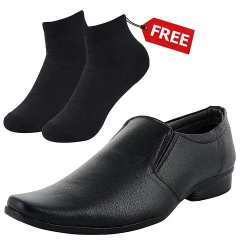 Vitoria Stylish Formal Shoes For Men And Boys With Free Socks