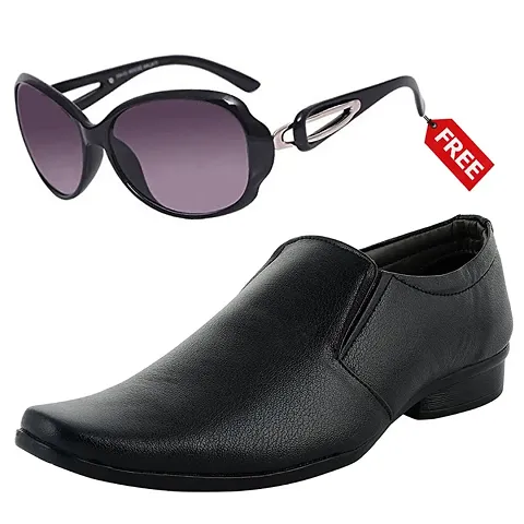 Vitoria Stylish Formal Shoes For Men With Free Women Sunglasses