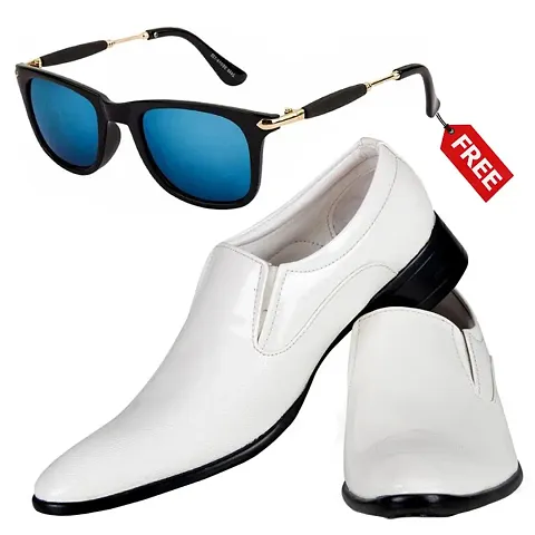 Vitoria Stylish Formal Shoes For Men And Boys With Free Women Sunglasses