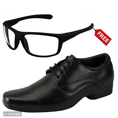 Vitoria Stylish Formal Shoes For Men And Boys With Free Unisex Sunglasses-thumb0