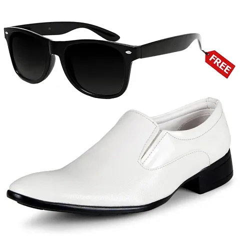 Trendy Formal Shoes And Sunglasses For Men