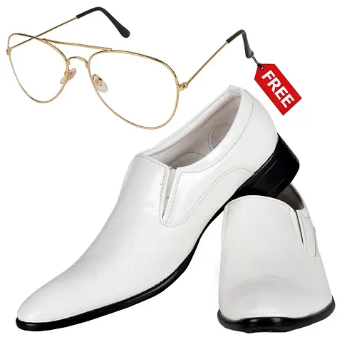 Vitoria Stylish Formal Shoes For Men And Boys With Free Unisex Sunglasses