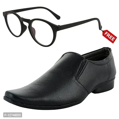 Vitoria Stylish Formal Shoes For Men And Boys With Free Unisex Sunglasses-thumb0