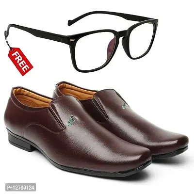 Vitoria Stylish Formal Shoes For Men And Boys With Free Unisex Sunglasses