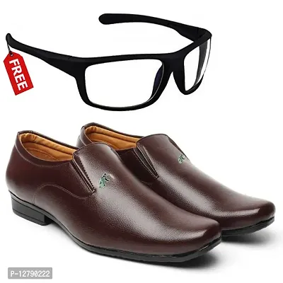 Vitoria Stylish Formal Shoes For Men And Boys With Free Unisex Sunglasses