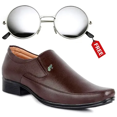 Vitoria Stylish Formal Shoes With Free Unisex Sunglasses