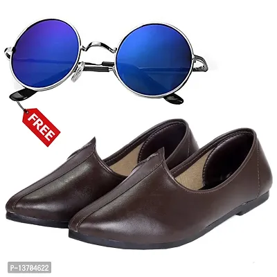 Vitoria Classic  Fashionable Men Jutti With Free Unisex Sunglasses-thumb0