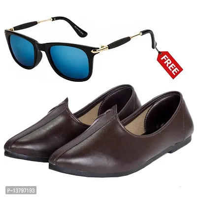 Vitoria Classic  Fashionable Men Jutti With Free Unisex Sunglasses