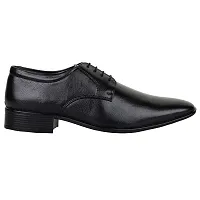 Vitoria Men's Synthetic Leather Lace-Up Formal Shoes for Men's and Boys/Black Silipon Shoes/Suit Shoes/Dress Shoes/Party Shoes-thumb1