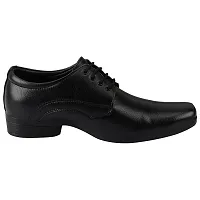 Vitoria Men's Synthetic Leather Lace-Up Formal Shoes for Men's and Boys/Black Office Shoes/Suit Shoes/Dress Shoes/Party Shoes-thumb2