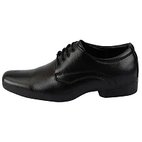 Vitoria Men's Synthetic Leather Lace-Up Formal Shoes for Men's and Boys/Black Office Shoes/Suit Shoes/Dress Shoes/Party Shoes-thumb1