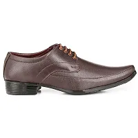 Vitoria Men's Synthetic Leather Lace-Up Formal Shoes for Men's and Boys/Brown Shoes/Suit Shoes/Dress Shoes/Party Shoes-thumb4