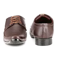 Vitoria Men's Synthetic Leather Lace-Up Formal Shoes for Men's and Boys/Brown Shoes/Suit Shoes/Dress Shoes/Party Shoes-thumb2