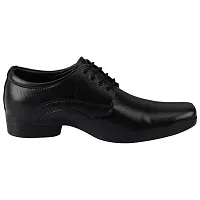 Vitoria Men's Synthetic Leather Lace-Up Formal Shoes for Men's and Boys/Black Shoes/Suit Shoes/Dress Shoes/Party Shoes/Free Sunglasses  Free Socks Combo-thumb1