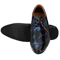 Vitoria Men's Synthetic Leather Lace-Up Formal Shoes for Men's and Boys/Black-Blue Coloured Shoes/Suit Shoes/Dress Shoes/Party Shoes-thumb2