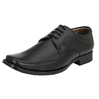 Stylish Solid Formal Shoes with Wallet and Belt-thumb3